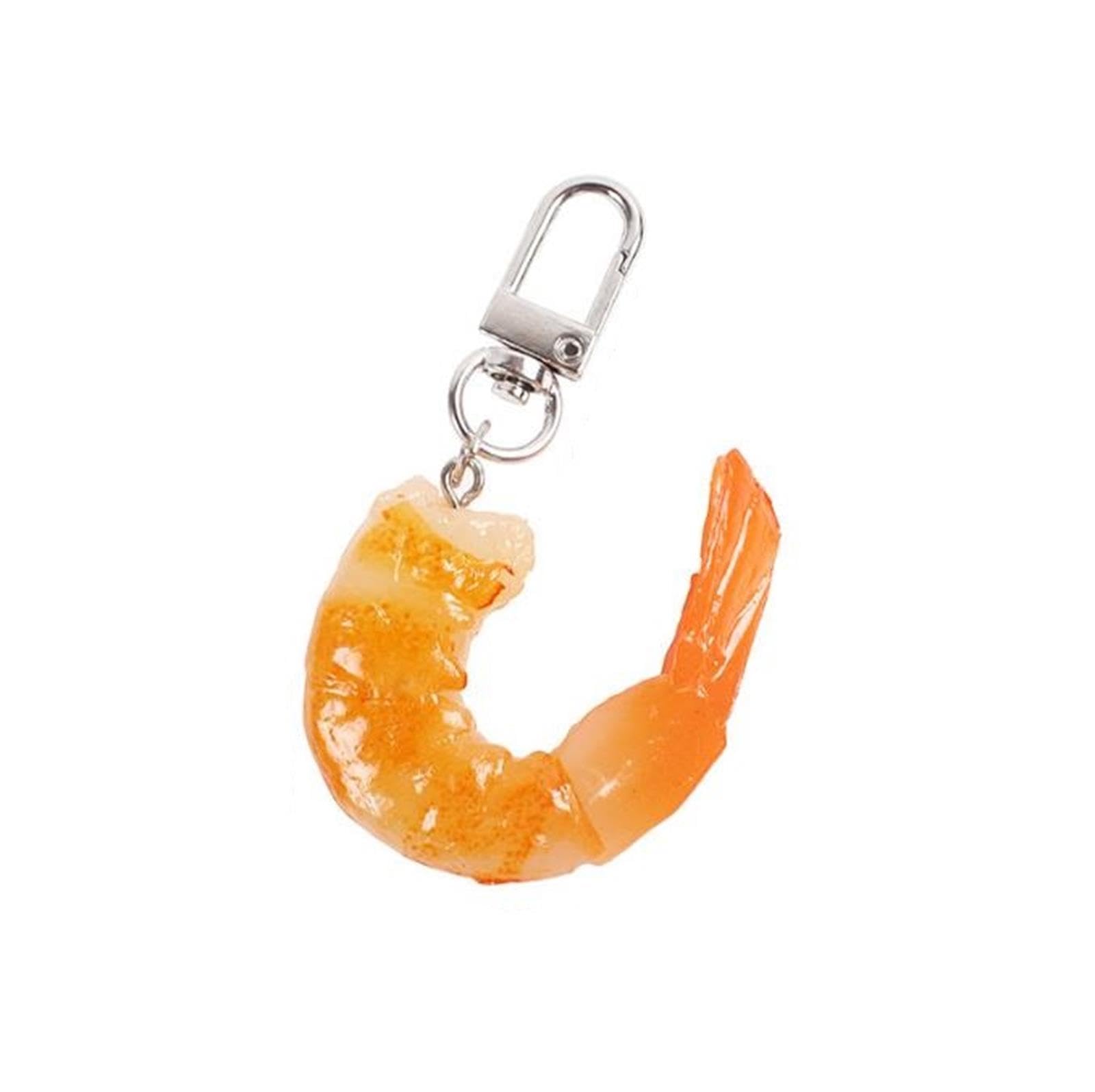 Imitation Food Keychain Fried Chicken Leg Nuggets Wing Keychain for Handbag Purse Car Accessories