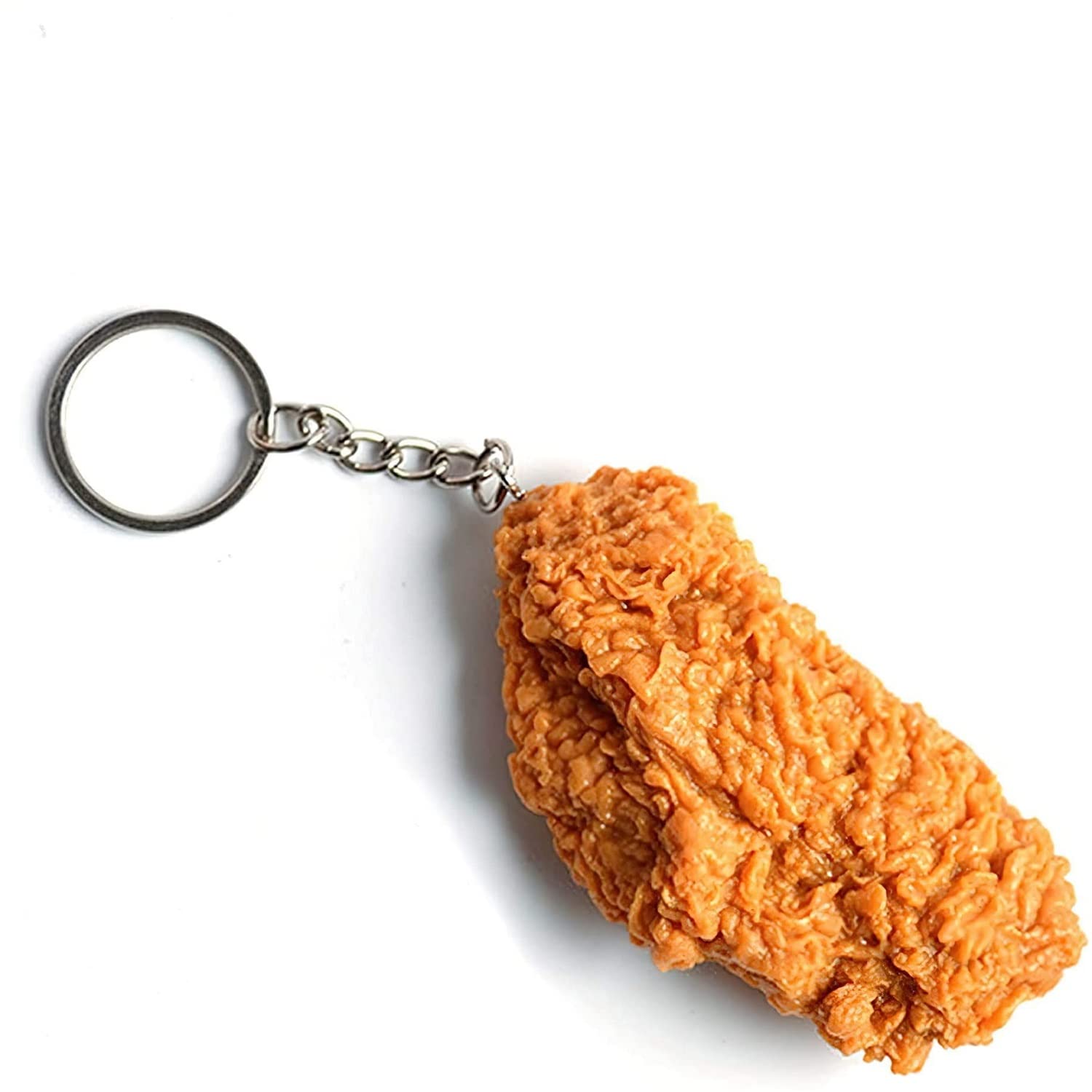 Fuqimanman2020 Imitation Food Keychain Fried Chicken Leg Chicken Wing Chicken Nugget Keychain Accessories