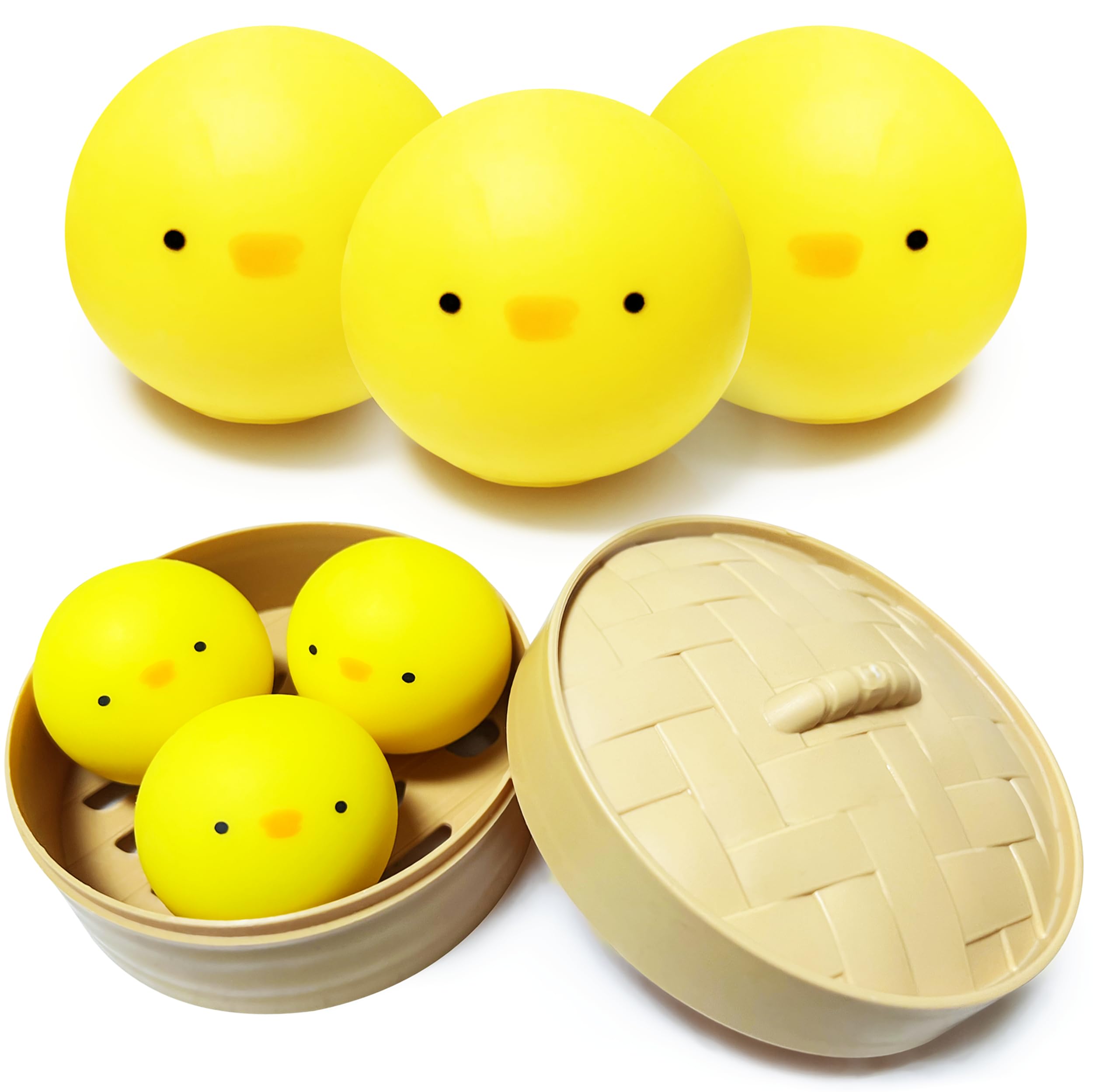 ZTATU Cheese Squishy Fidget Toys Stress Balls for Adults (2PCS) Cheese Squeeze Stress Ball Sensory Fidget Toys, Stress Relief Gifts Party Favors Easter Basket Stuffers