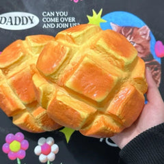 Melon Bread Slow Rising Squishy Stress Relief Decompression Toy