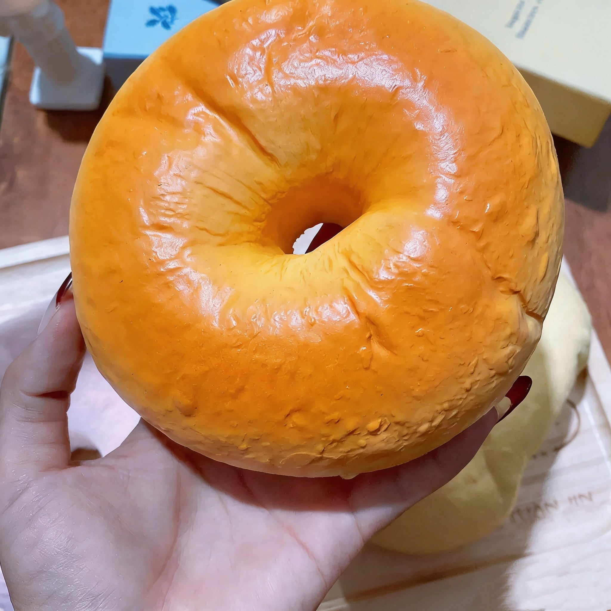 Bagel Slow Rising Squishy Stress Relief Decompression Toy