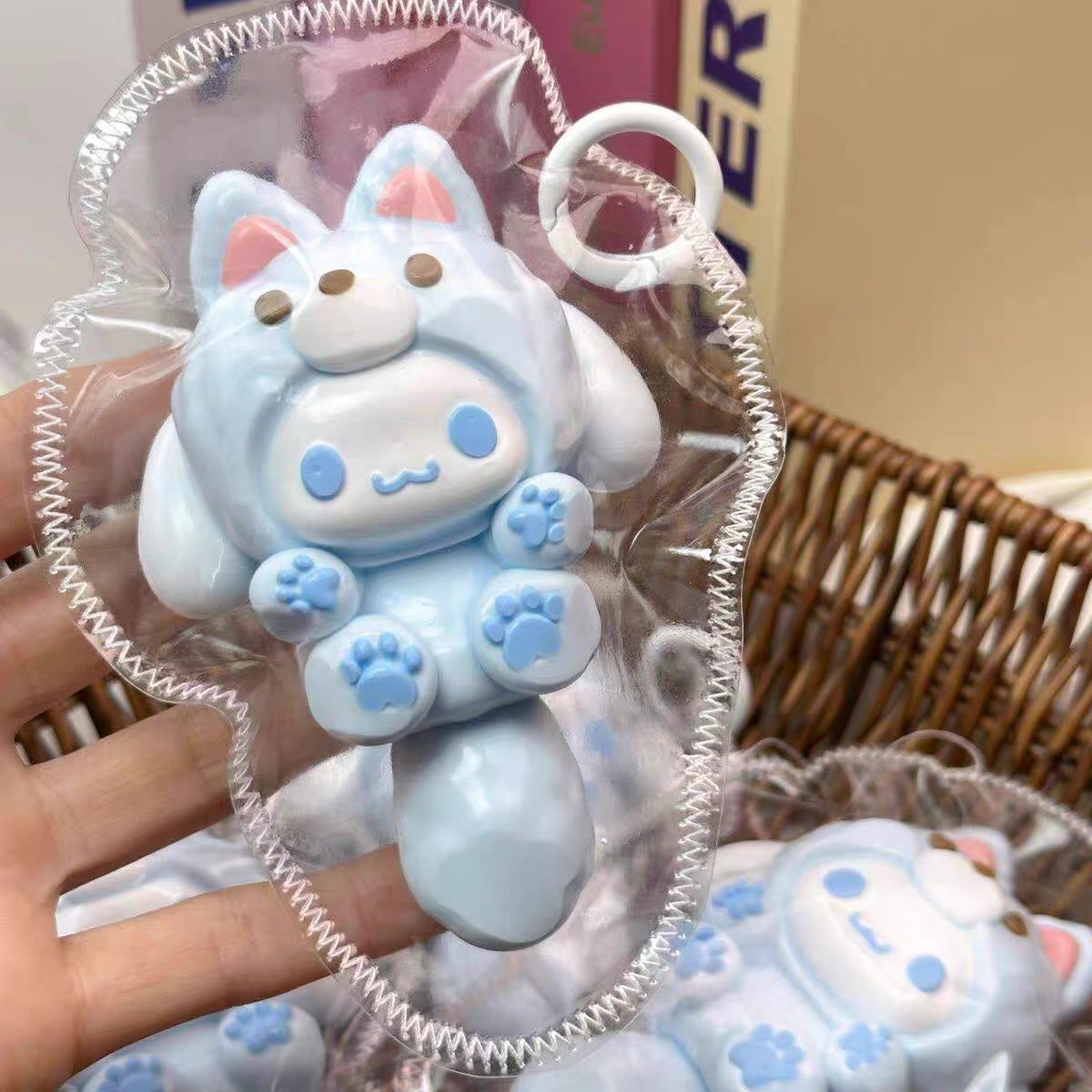 Big Tail Cartoon Suit Kuromi Kitty Squishy Stress Relief Decompression Toy